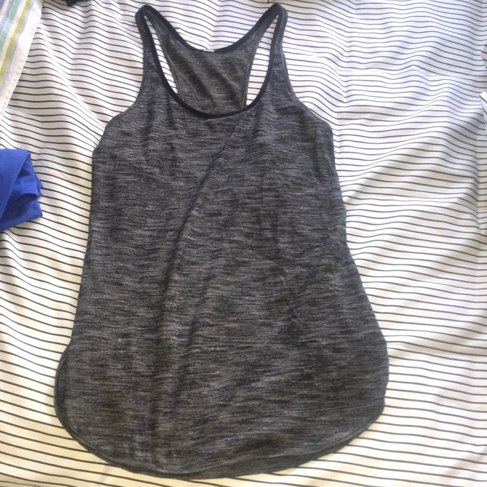 Gray Lululemon tank top